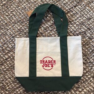 Trader Joe’s mini tote - green